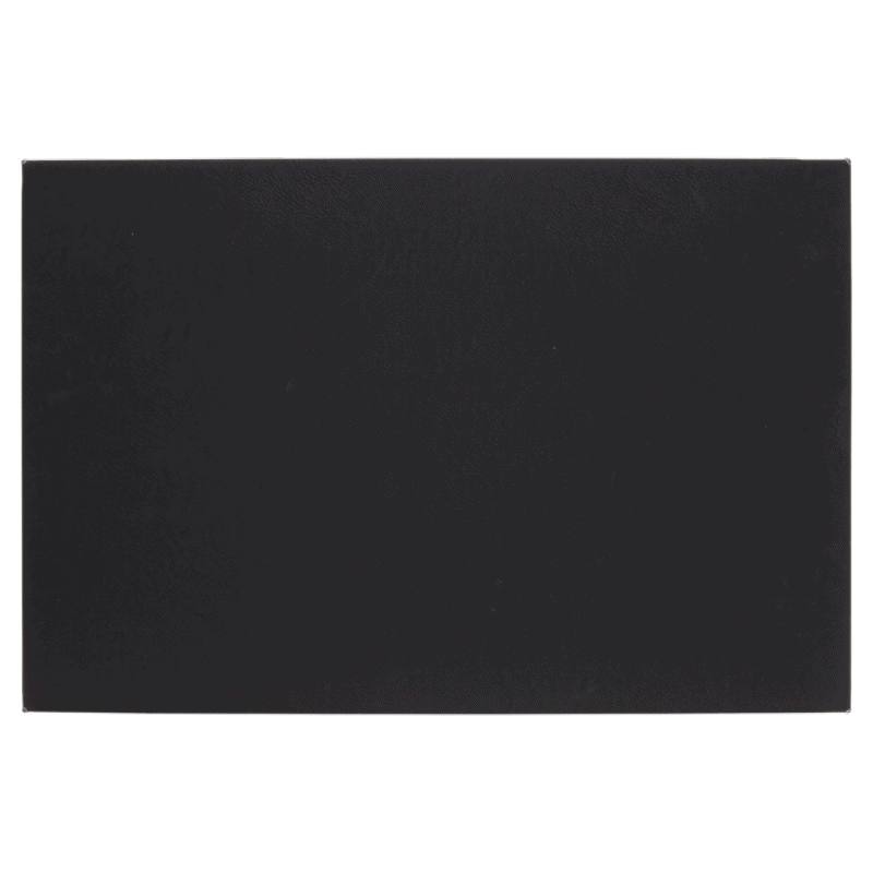 12x18 Black Silver Leatherette Wall Decor Signage