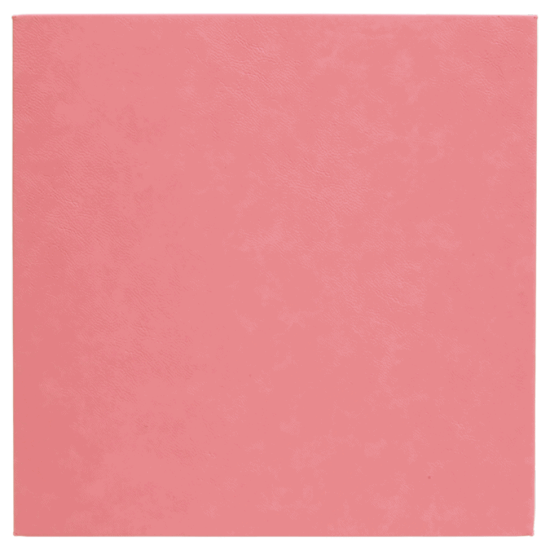 14x14 Pink Leatherette Wall Decor Signage