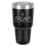 30 oz Black Polar Camel Ringneck Insulated Tumbler with Clear Lid