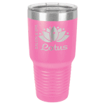 30 oz Pink Polar Camel Ringneck Insulated Tumbler with Clear Lid