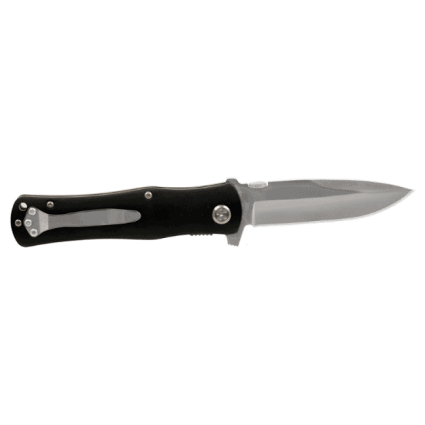 black anodized aluminum handle knife