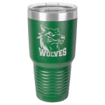 Green 30 oz Polar Camel Ringneck Tumbler with Clear Lid