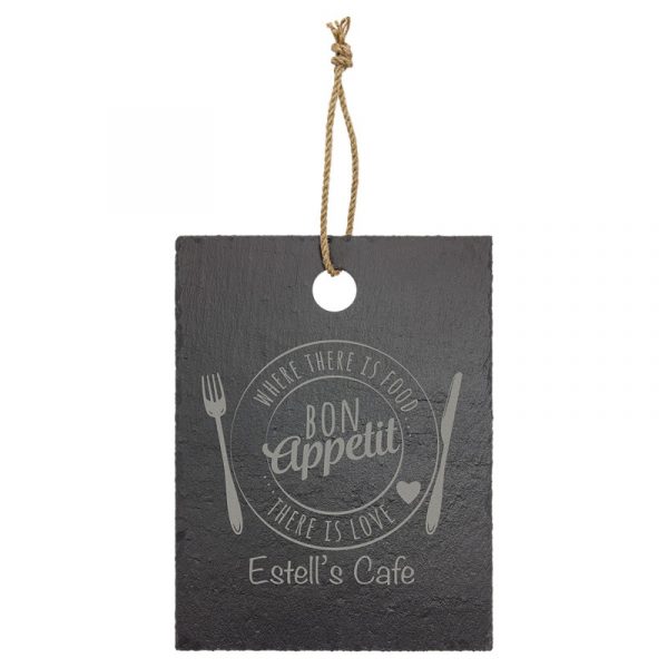 medium slate rectangle cutting board