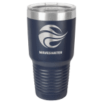 Navy Blue 30oz Polar Camel ringneckTumbler with Clear Lid