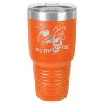 Orange 30 oz Polar Camel Ringneck Tumbler with Clear Lid