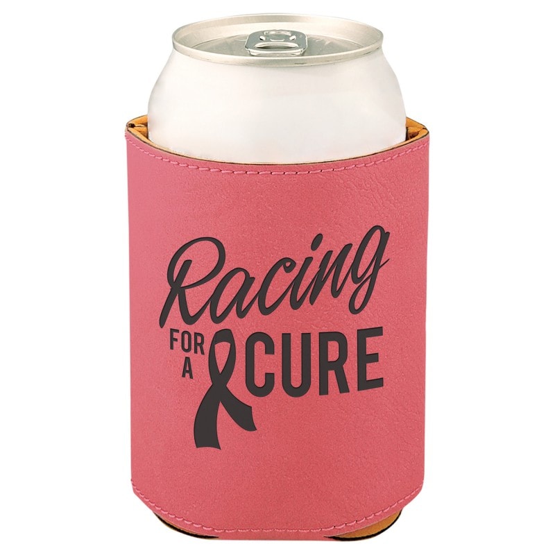 Pink Leatherette Beverage Holder