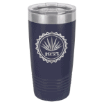 Polar Camel 20 oz Navy Blue Ringneck Vacuum insulated Tumbler with clear lid