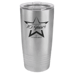Polar Camel 20 oz Stainless Steel Ringneck Vacuum insulated Tumbler with clear lid