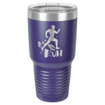 Purple 30 oz Polar Camel Ringneck Tumbler with Clear Lid