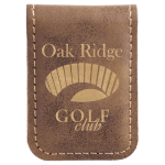 Rustic Gold leatherette Money Clip