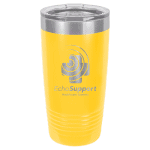 Yellow 20 oz Polar Camel Ringneck Tumbler with Clear Lid