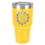 Yellow 30 oz Polar Camel Ringneck Tumbler with Clear Lid
