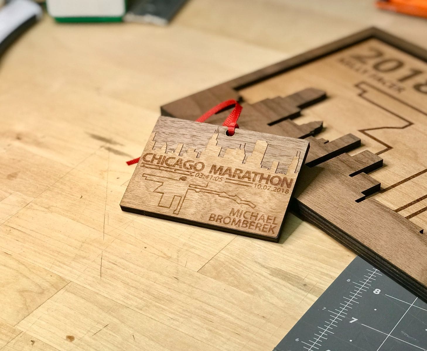 12 Personalized Chicago Marathon Gift